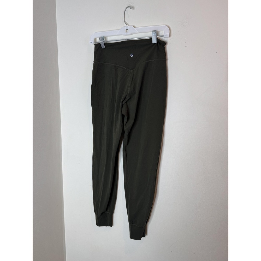 Lululemon‎ Jogger Pants Womens 6 Green Lightweight Woven High Rise Pockets - Picture 7 of 9